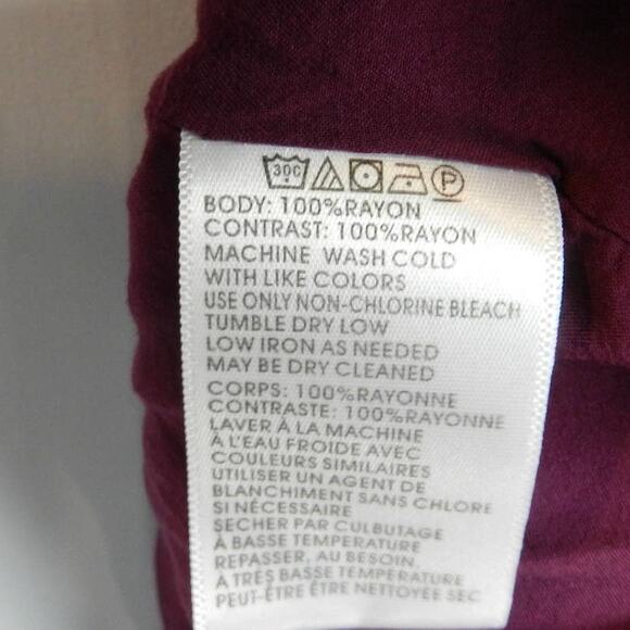 Urban Outfitters Romper Size‎ 10 Burgundy Kimchi Blue Tie Back Minimalist Boho - Picture 9 of 11